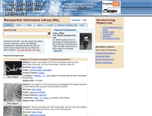 Tablet Screenshot of nanoparticlelibrary.net